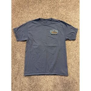 Ron Jon T-Shirt Youth XL Blue Cocoa Beach Parrots Graphic Short Sleeve Tee